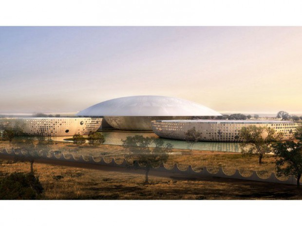 Le futur centre de conférence de Ouagadougou