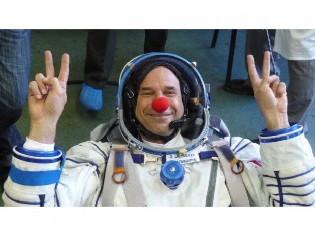 Clown dans l'espace