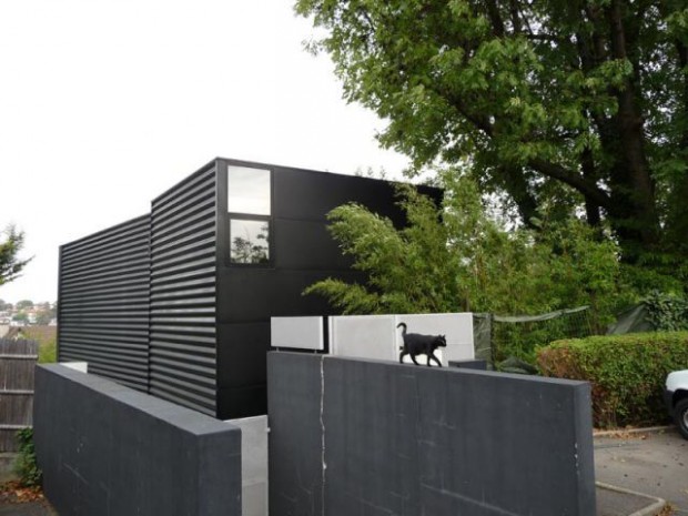 Maison d'architecte verre et métal