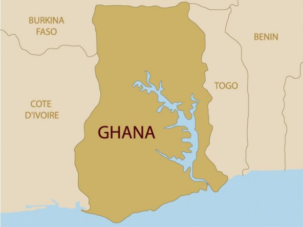 Carte ghana