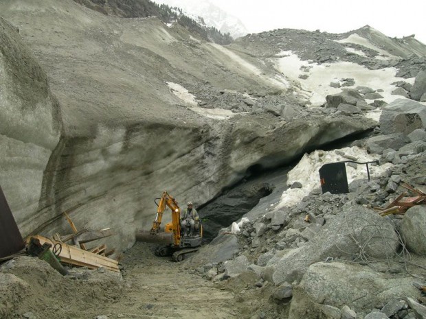 Chantier Mer de Glace Chamonix 