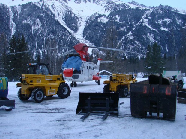 Chantier Mer de Glace Chamonix 