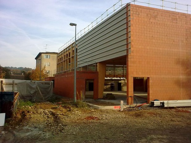 Solarwall gymnase fontainebleau