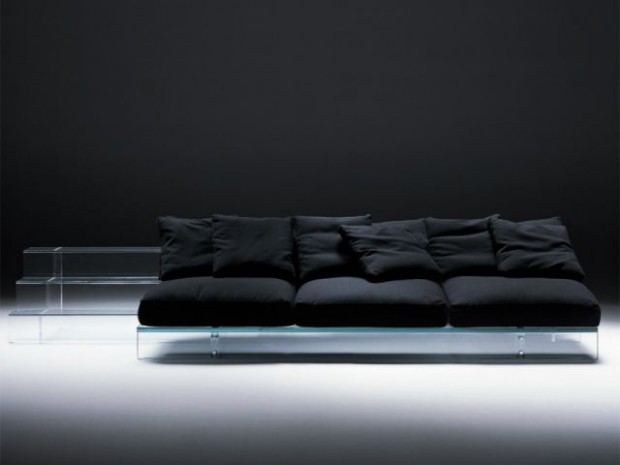 Sofa de verre