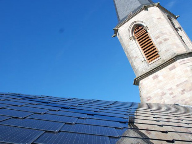 Eglise photovoltaique