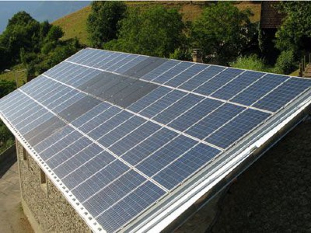Eglise modules photovoltaiques