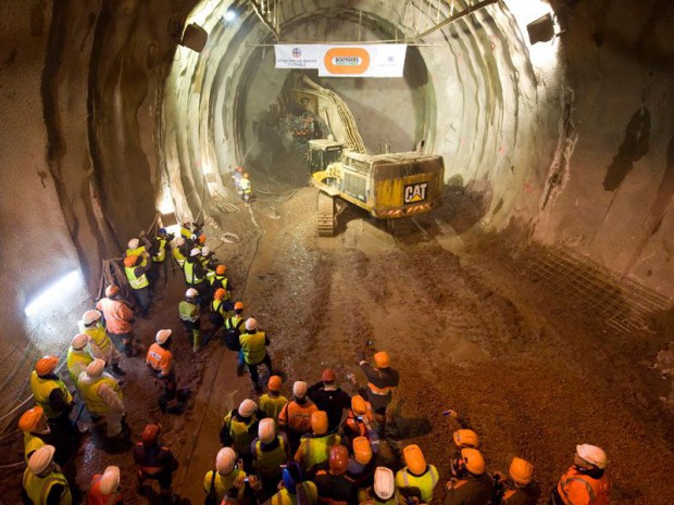 Chantier second tube toulon