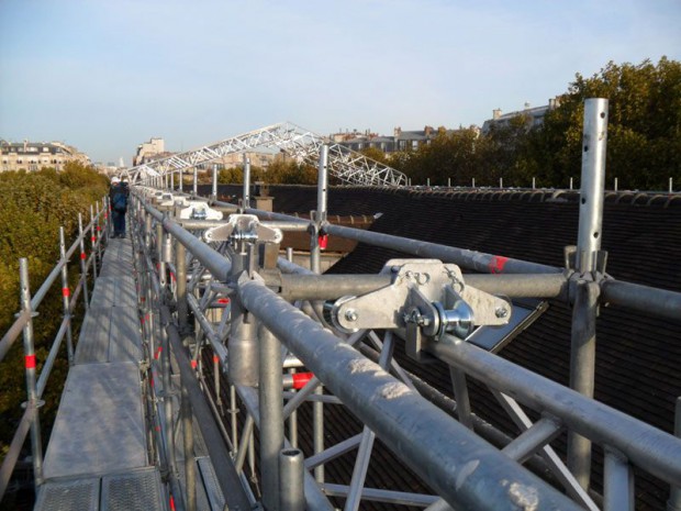 Chantier Ecole Militaire Layher