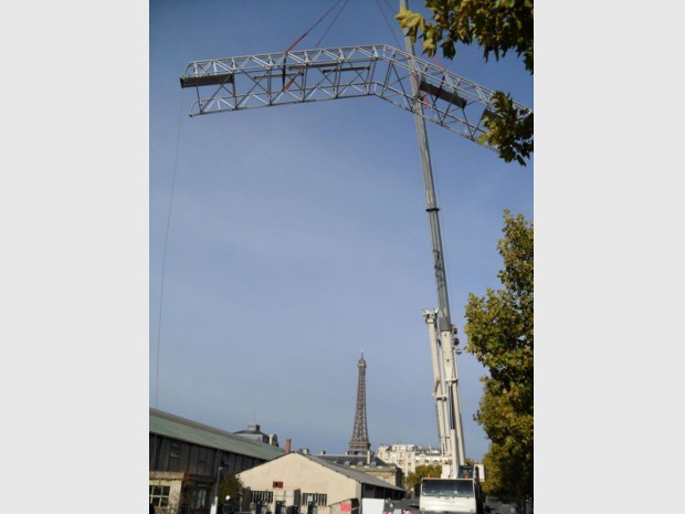 Chantier Ecole Militaire Layher