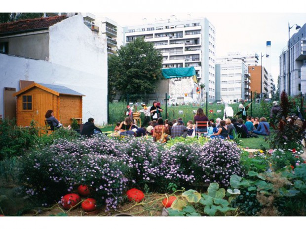 Jardin partagé à Paris / France