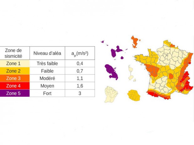 Carte sismique