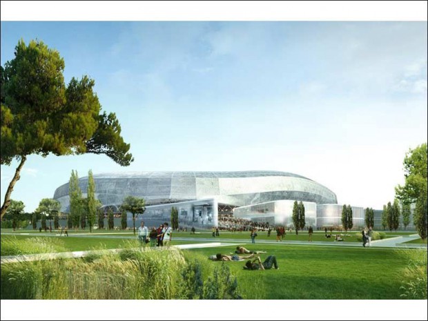 Futur stade Nice Euro 2016