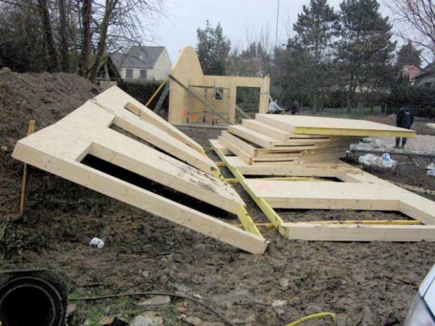 Maison bois bioclimatique