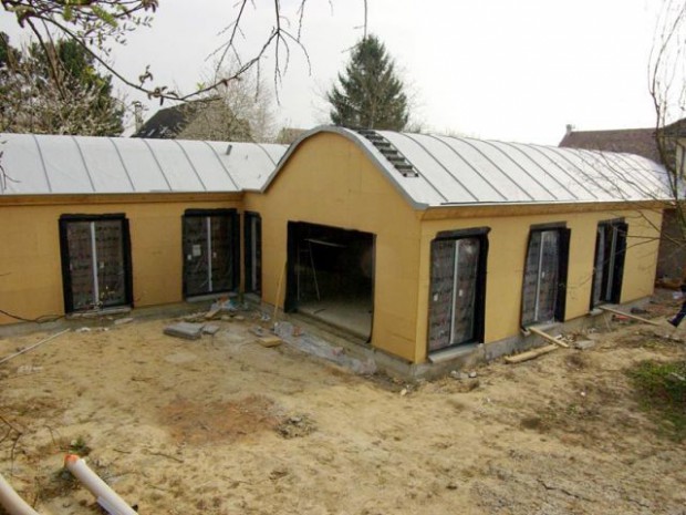 Maison bois bioclimatique