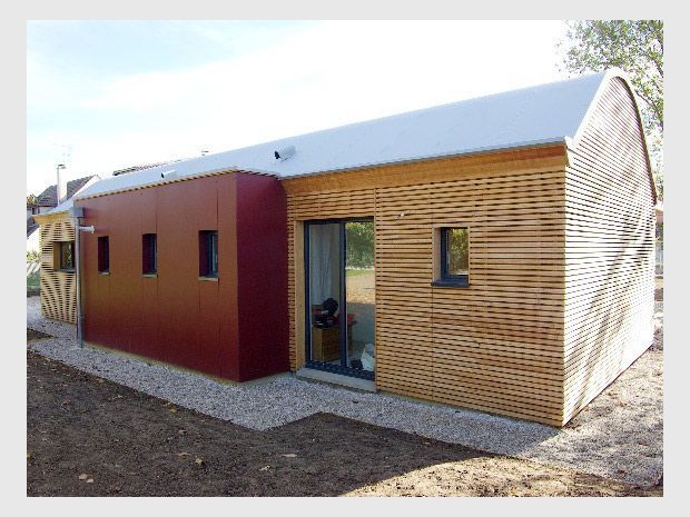 Maison bois bioclimatique