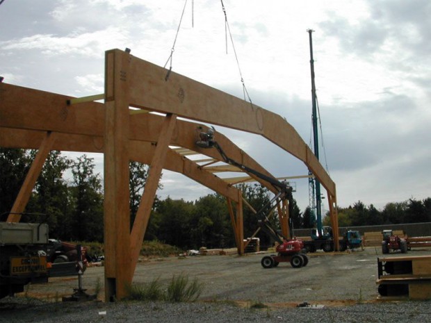 Construction du grand manège