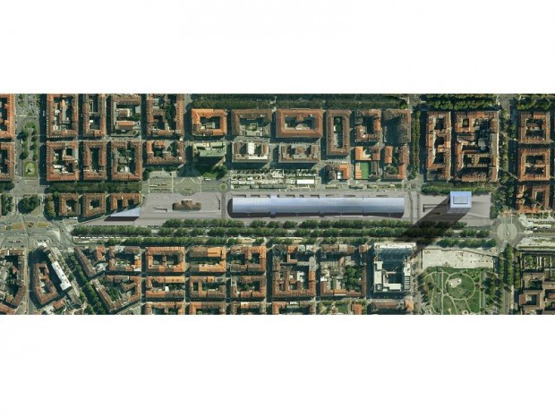 Gare TGV Turin plan de situation