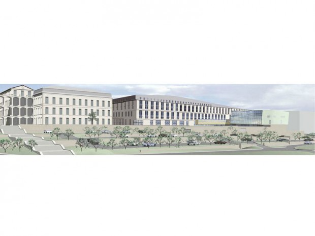 Hopital Croix Rousse vue projet