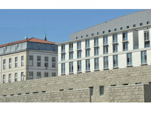 Hopital Croix Rousse détail façade