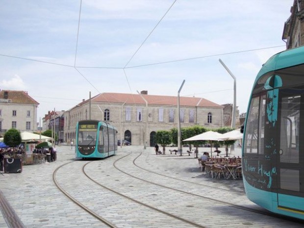 Futur tramway de Besançon 