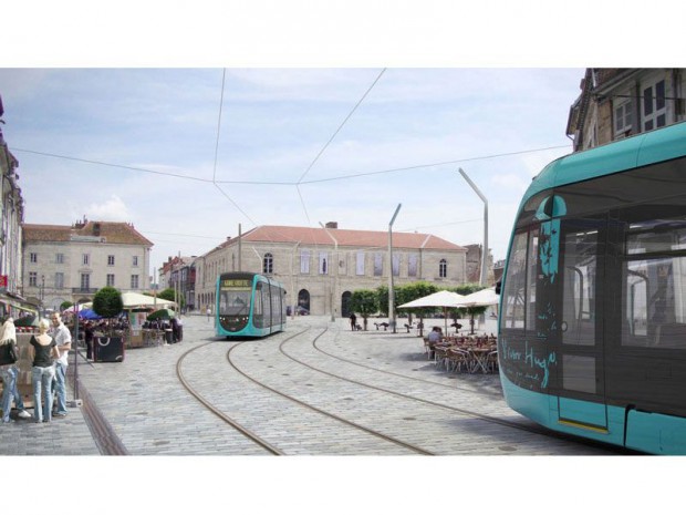 Futur tramway de Besançon