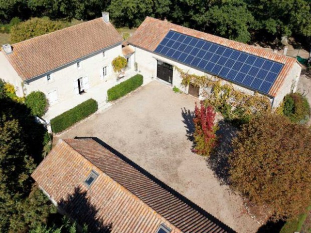 La première installation photovoltaïque de 9 kWc chez un particulier