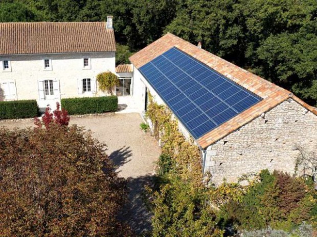 La première installation photovoltaïque de 9 kWc chez un particulier