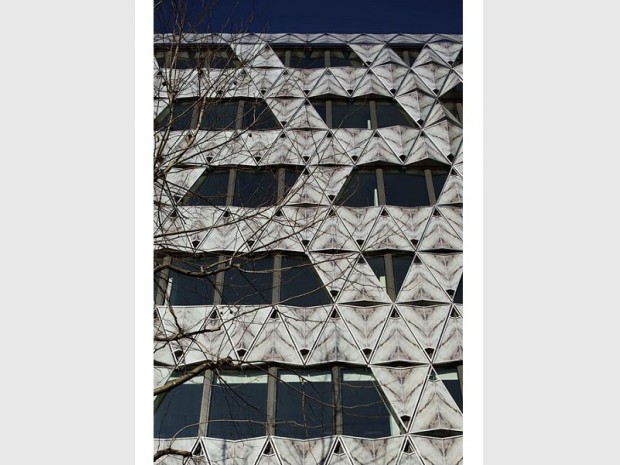 Origami façade détail