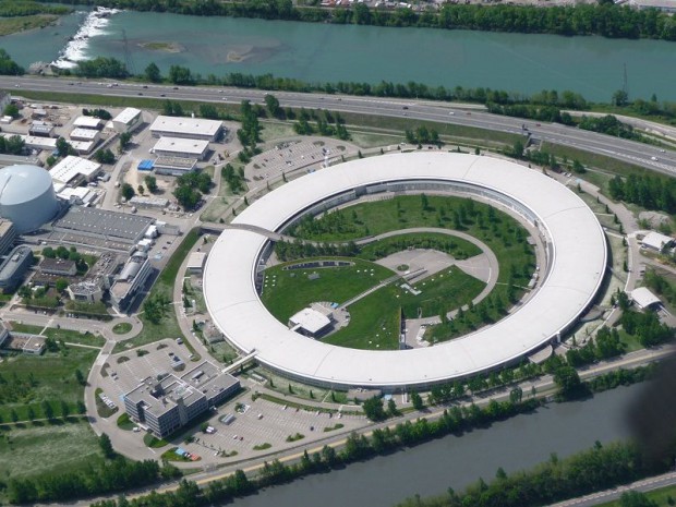 Synchrotron vu du ciel