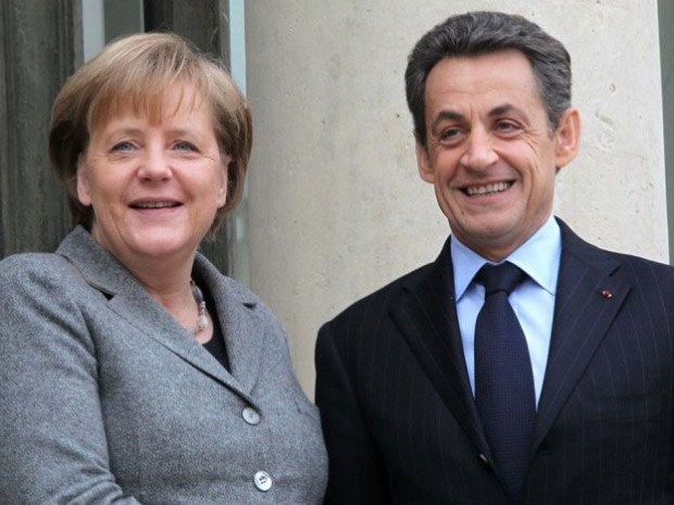 Angela Merkel et Nicolas Sarkozy