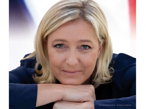 Marine Le Pen Front national affiche 2012