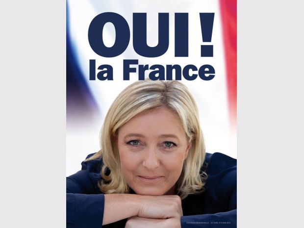 Affiche marine le pen 2012 