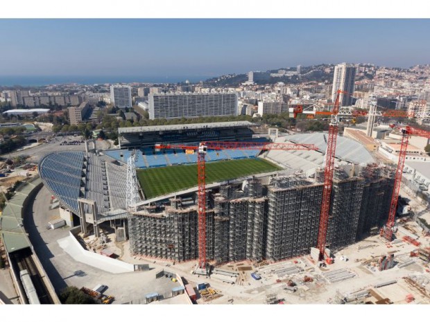 Coup d'envoi des travaux du Stade Vélodrome à Marseille (diaporama)