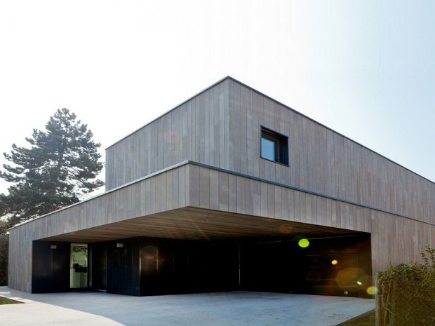 Maison passive bois massif