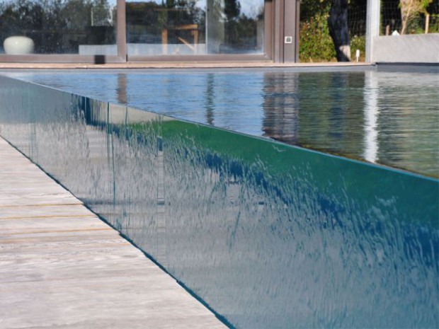 Piscine Carré Bleu - Concept Aquaglass