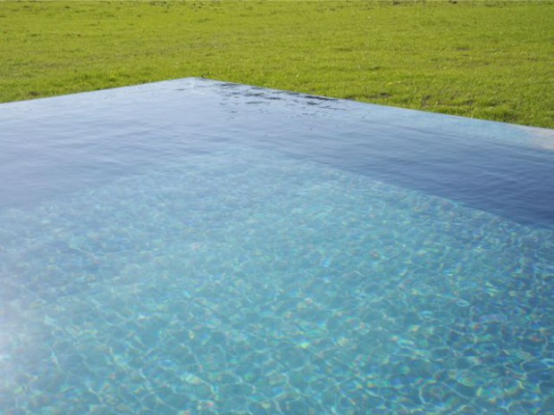 Piscine Carré Bleu - Concept Aquaglass