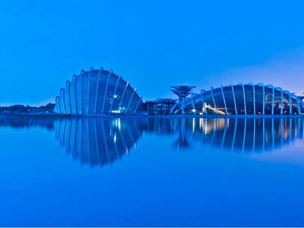 Les serres de la baie de Singapour