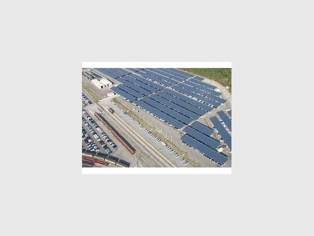 Parking centrale solaire Geodis