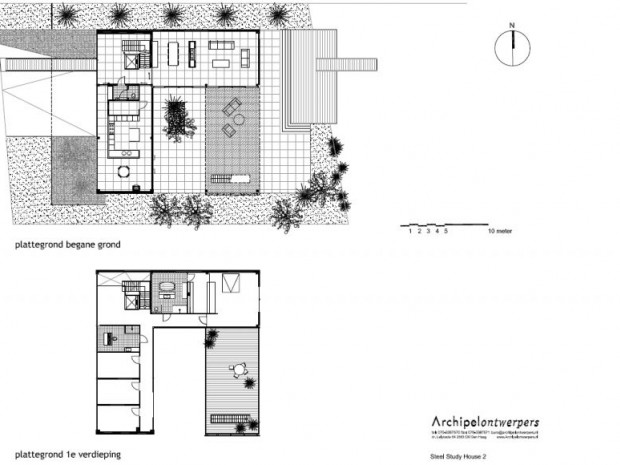 Steel study House 2