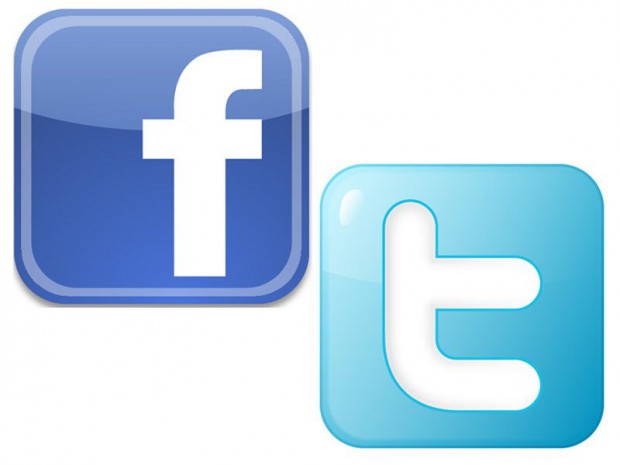 Facebook et Twitter 