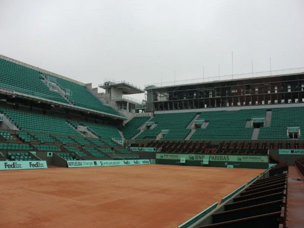 Court Philippe Chatrier à Roland Garros