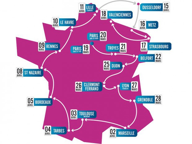 Parcours du train Industrie & Innovation