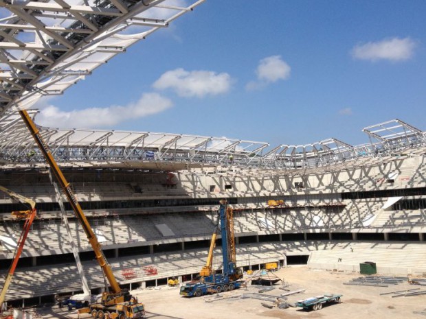 Chantier de l'Allianz Riviera à Nice