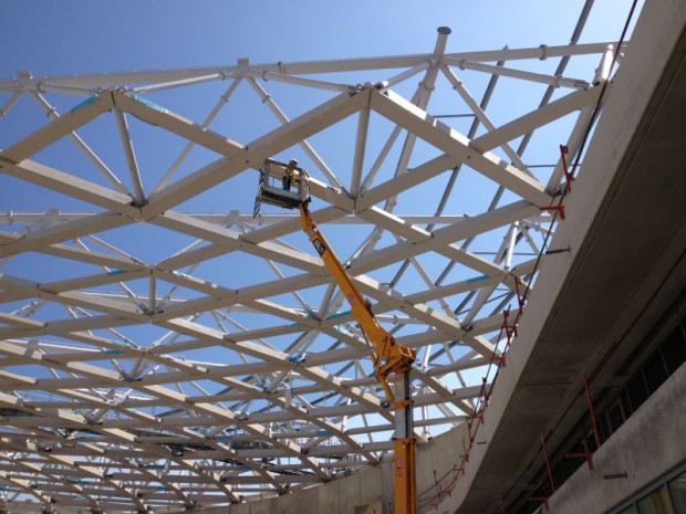 Chantier de l'Allianz Riviera à Nice