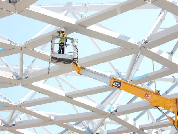 Chantier de l'Allianz Riviera à Nice