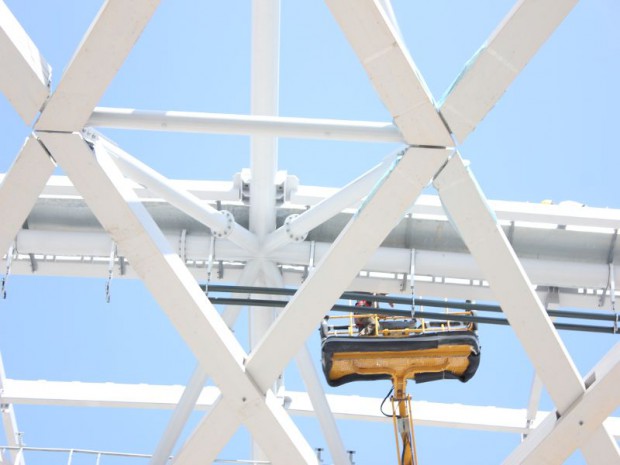 Chantier de l'Allianz Riviera à Nice