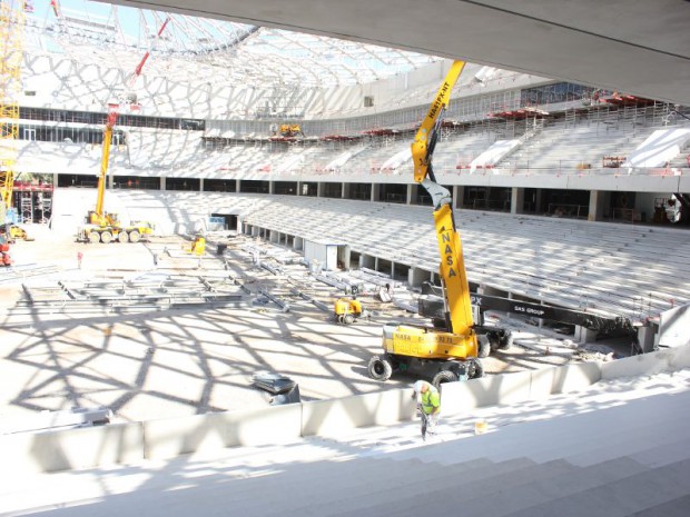 Chantier de l'Allianz Riviera à Nice