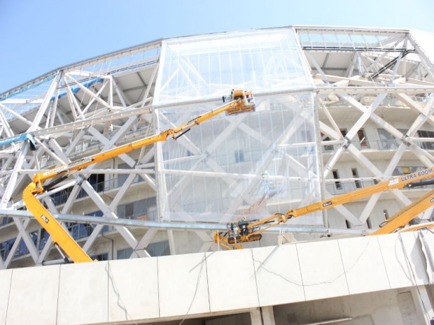 Chantier de l'Allianz Riviera à Nice