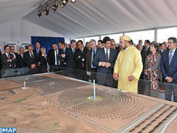 Inauguration parc solaire Maroc 