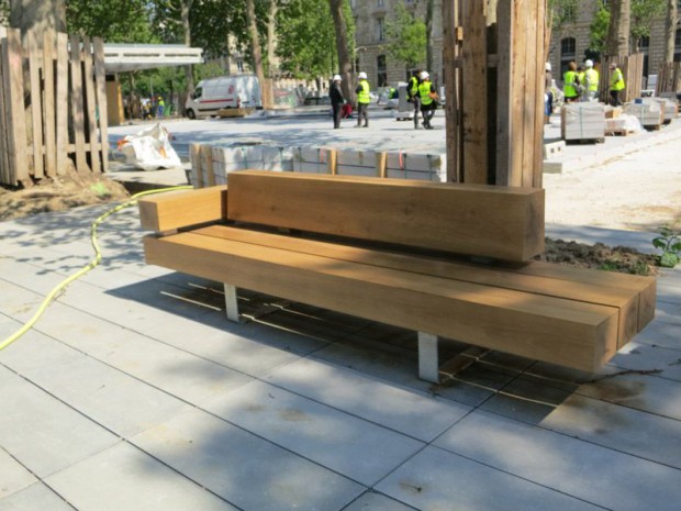 Banc en bois